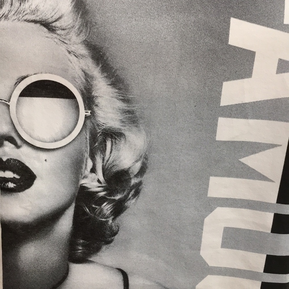 Black and White Marilyn Monroe Tee - Picture 3 of 8